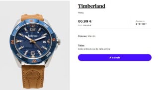 Reloj para Hombre Timberland por 66.99€