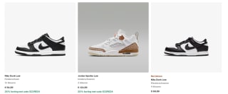 25% korting op Nike Black Friday Deals