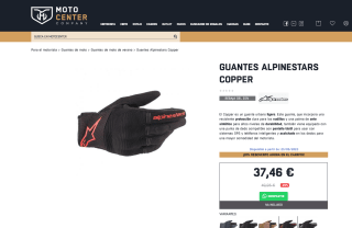 GUANTES ALPINESTARS COPPER por solo 37,46€