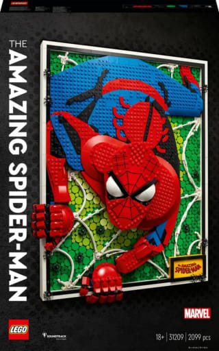 LEGO ART De geweldige Spider-Man- 31209 voor €87 bij Amazon