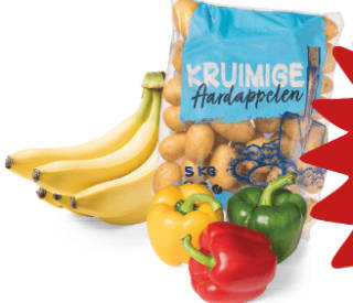 30% korting op aardappelen, groente en fruit bij Aldi