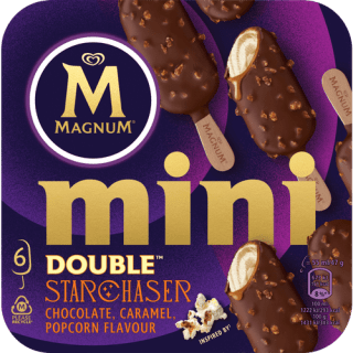 Magnum Mini IJs Double Starchaser of Ola Magnum sunlover mango 6 x 55 ml voor €2,89 bij Dirk