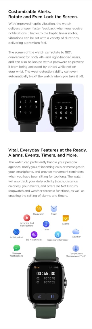 Amazfit-reloj inteligente GTS 2e 90 modos deportivos por 57,57€