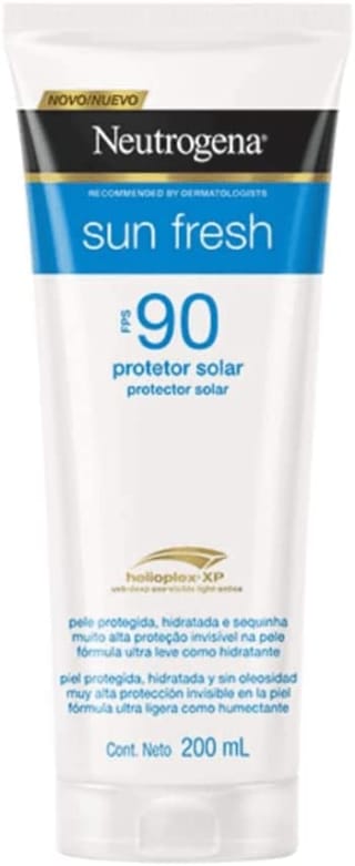 Protetor Solar da Neutrogena Sun Fresh Fator 90 de 200ml - R$ 60,07
