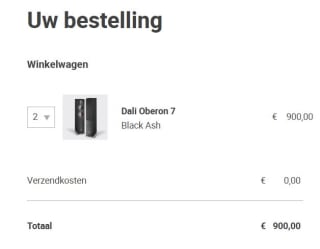 Dali Oberon 7 (per paar) voor €900 bij Stassen