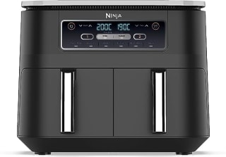 Freidora Ninja Foodi Dual Zone Air Fryer de 7.6L, 2 cajones, Digital, 4-6 porciones por 159,99€