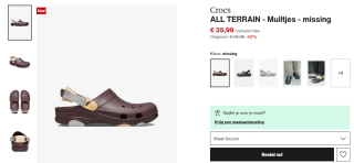 Crocs All Terrain schoenen voor €35,99 bij Zalando