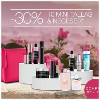 Regalo Neceser + 9 Minitallas por tu compra en Lancôme