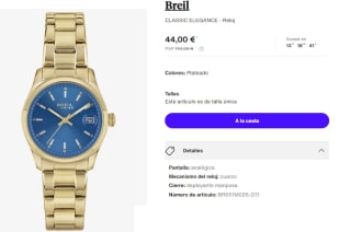 Reloj de Mujer Breil CLASSIC ELEGANCE por 44€