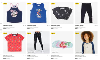 Recopilación ropa Disney desde 1,99€