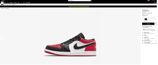 Zapatillas Nike Air Jordan 1 Low Hombre por solo 75€