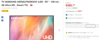 Televisores precios mínimos en Worten super ofertas