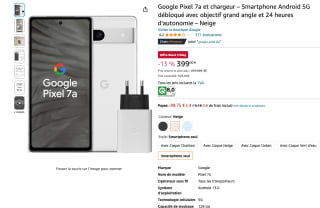 Google Pixel 7a 128GB incl. oplader voor €399