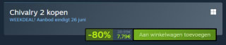 Chivalry 2 voor €7,79 via Steam
