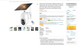 Cámara Vigilancia Exterior con Tarjeta SIM 2K 4G por 56,99€