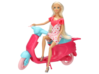 Pop Romana op de scooter voor €7,99 bij de Wibra