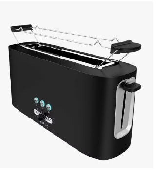 Tostadora Vertical de 980 W, Ranura larga extra ancha marca Cecotec por 13.3€