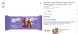 Milka Choco Sticks 112gr por 0.75€