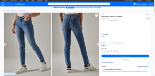 Jeans Skinny Push UP Tiro Medio por solo $11.990