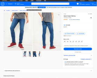 Jeans Super Skinny por solo $11.990