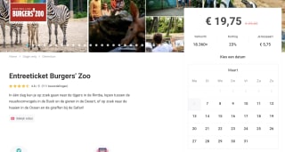 Bestel jouw Burgers' Zoo entree tickets voor maar €19,75