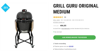 Grill Guru Orginal Medium barbecue voor €486,85 bij Harlem BBQ
