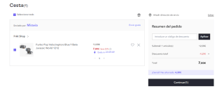 Funko Pop Movies: Jurassic World: Dominion- Velociraptor (Blue & Beta) por 7.8€