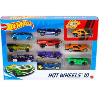 Hot Wheels Pack de 10 coches por 12,99€.