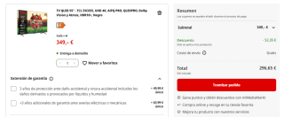 TV QLED 55" TCL 55C655, UHD 4K, AiPQ PRO, QLEDPRO, Dolby Vision y Atmos por 296,65€