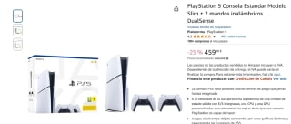 PlayStation 5 Consola Modelo Slim + 2 mandos por 459€