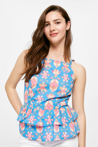 Blusa Peplum Volantes para Mujer Springfield por 4.79€