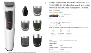 Philips Multigroom Serie 3000 por $433 en Amazon