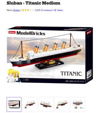 Sluban - Titanic voor €27,49 bij Bol.