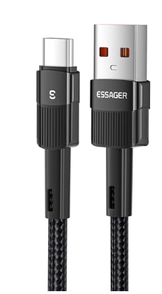 Cable trenzado USB tipo C de carga rápida 2mts, por solo 0,96€
