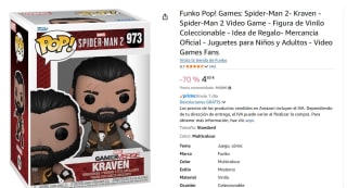 Figura Funko POP! Figura de Spider-Man 2 Kraven con cuchillo por 4,80€