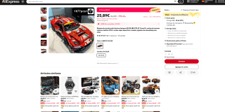 Ferrari 488 GTE Bloques construcción 1684 piezas por solo 25,89€