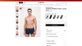 Calzoncillos Jack & Jones 12 unidades por 36,99€