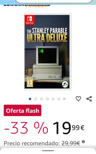 The Stanley Parable: Ultra Deluxe Nintendo Switch por 19,99€.
