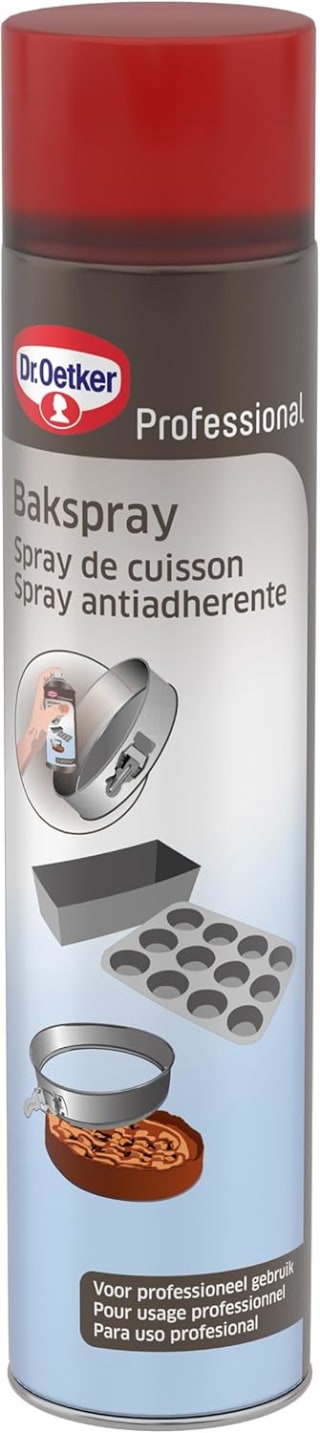 6 unidades Spray antiadherente para moldes y bandejas Dr. Oetker 600 ml por 7,95€