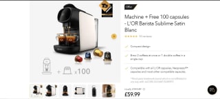 L'OR Barista Sublime Bundle: £59.99