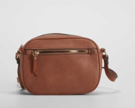 Bolso bandolera grabado marrón PICCOLA PIU por 9,99€