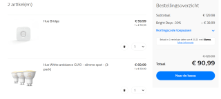 Philips Hue Bright Days met 30% korting op alles