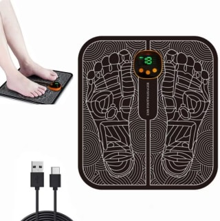 Masajeador de Pies Eléctrico, EMS para Masaje de pies, 8 Modos, 19 Niveles de Intensidad