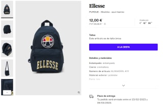 Ellesse - Mochilas hasta 13,50€