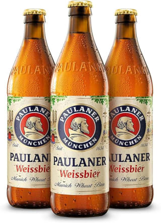 Pack 20 Botellas 50cl Paulaner Hefe Weissbier Cerveza Trigo Alemana por 27,27€