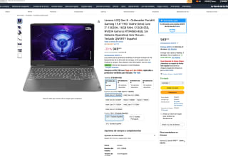 Lenovo LOQ Gen 8 Portátil Gaming 15.6" FHD 144Hz Intel Core i7-13620H 16GB RAM 512GB SSD por 949€