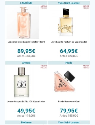 Productos más icónicoscon grandes Ofertas desde Perfumerías Laguna.