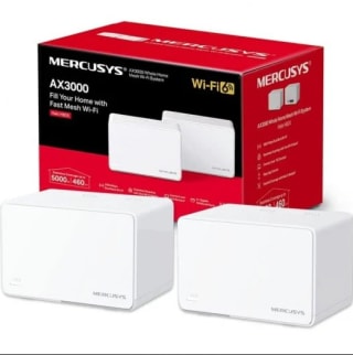 Mercusys Halo H80X Pack de 2 Sistema Wifi Mesh AX3000 WiFi 6 Doble Banda Gigabit por 89€
