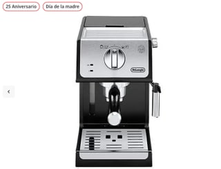 2 cafes DE'LONGHI CAFETERA expresso y cappuccino ECP33.21.BK Bomba Thermoblock 15 bar 1100W por 99€