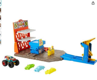 Gasolinera Hot wheels Monster truck por 10,49€
